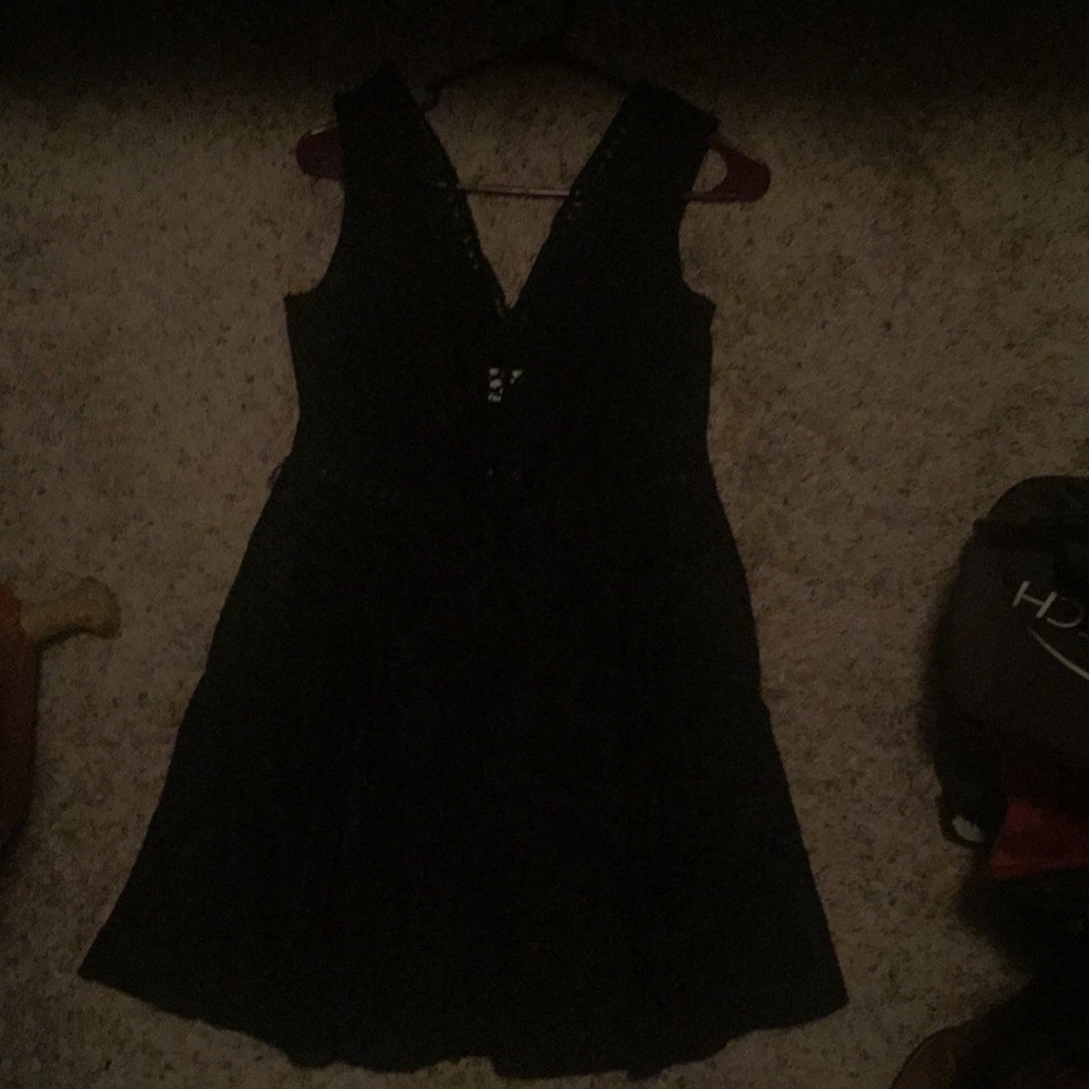 Papaya Black Lace Dress